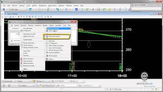 Vertical Profile Elevations  InRoads V8i SELECTseries [upl. by Belford]