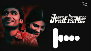 Uyire Uyire BGM × Kerala Drums Remix Ringtone  Villain Beats  3 Movie BGM Remix Ringtone Love BGM [upl. by Einna446]