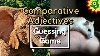 Comparative Adjectives Game  ESL Guessing Game [upl. by Adiasteb]