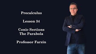 Precalculus  Lesson 34  Conic Sections The Parabola [upl. by Ylicis]