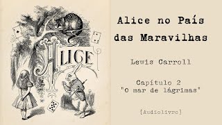 AUDIOBOOK Alice no País das Maravilhas  Capítulo 2  O Mar de lágrimas  NarraçãoHumana [upl. by Okimik]