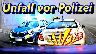 Falschfahrer Unfall vor Augen der Polizei und dämliches Überholen  DDG Dashcam Germany  604 [upl. by Lladnar878]