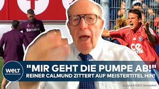 FUßBALL Leverkusen morgen Meister quotVizekusenVirus in mirquot Reiner Calmund fiebert mit Fans [upl. by Beore]