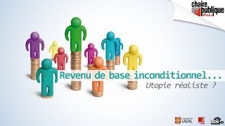 Conférence Chaire publique AELIES  Revenu de base inconditionnel [upl. by Satterlee]