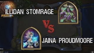 Hearthstone Tutorial  Jaina Proudmoore VS Illidan Stormrage [upl. by Coughlin993]