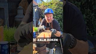 Zalm roken in de ketel bbq  kogel barbecue [upl. by Ardnuas]