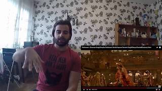 Padmavati  Ghoomar Song REACTION [upl. by Ynaffets]