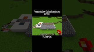 Automatic cobblestone farm tutorial 😲 minecraft shortsshortsfeed2024 minecraftpe tutorial [upl. by Aticnemrac]