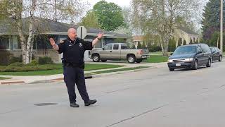 Sheboygan Police directing traffic at South 18th Street amp Washington Avenue [upl. by Airad]