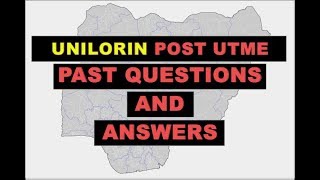 Unilorin MOST DIFFICULT Post UTME General Paper Past Questions  Q81 89 [upl. by Lidstone712]