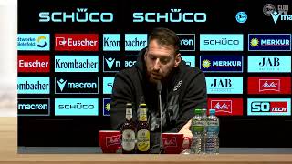 28 SC Verl Die Pressekonferenz nach dem Spiel [upl. by Manas]