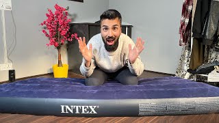 Testing portable inflatable intex air mattress 🤔 [upl. by Acinomed]