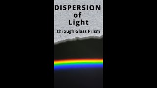 DISPERSION OF WHITE LIGHT THROUGH PRISM [upl. by Bander259]