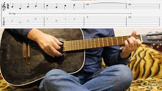 Smiles from Juran Guitar arrangement  FREE TABS [upl. by Rimhsak]