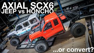 WHICH ONE  SCX6 Jeep VS Honcho [upl. by Naima]