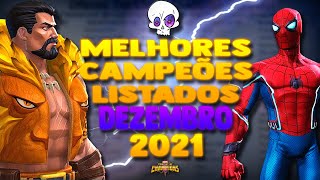 TIER LIST MTC  Dezembro 2021  Marvel Torneio de Campeões [upl. by Suravart]