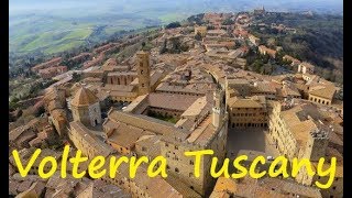 Volterra beautiful Tuscany city 4K [upl. by Eilac66]