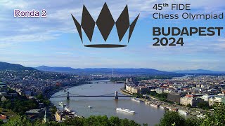 Olimpiada de Ajedrez Budapest 2024 Ronda 2 [upl. by Amerd]