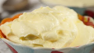 Creme Fraiche Recipe Demonstration  Joyofbakingcom [upl. by Nitza140]