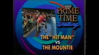 Bret Hart vs The Mountie Prime Time Feb 24th 1992 [upl. by Lia]