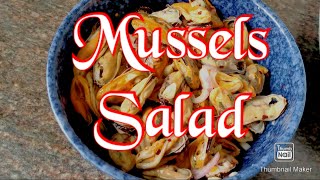 Unshelled mussels salad or dinakdakanremyshomecooking [upl. by Rod13]