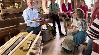 Swiss Alphorn makingdemonstration by Matthys Boehm Steffisburg Switzerland [upl. by Carolle]