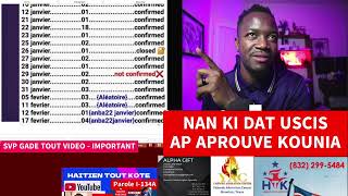 MEN NAN KI DAT USCIS AP APROUVE MOUN KOUNIA uscis biden haiti immigration okap pwogrambiden [upl. by Jem]