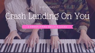 🎵Crash Landing On You사랑의 불시착 OST Medley  4hands piano [upl. by Chrisy722]