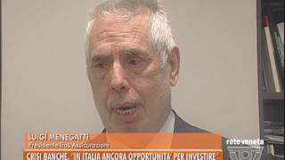 TG BASSANO 11022017  CRISI BANCHE “IN ITALIA ANCORA OPPORTUNITA’ PER INVESTIRE” [upl. by Arbmik166]