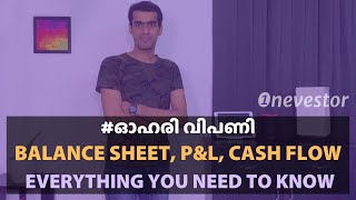 Balance Sheet Profit amp Loss Statement Cash Flow Statement  Malayalam  EP 184 [upl. by Aroc]