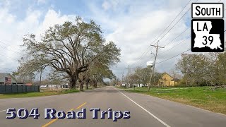 Road Trip 627  Louisiana Hwy 39 South  VioletPoydrasCaernarvon [upl. by Eudoxia317]