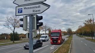 Messe München abladenMünchen Stroh ladenÜber Walserberg zurück nach ÖsterreichTauernalm Pause [upl. by Weinreb]