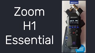 New Zoom H1 Essential handy recorder [upl. by Atila620]