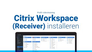 Citrix Workspace Receiver installeren [upl. by Michail]