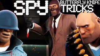 TF2 Spy Butterfly KnifeBalisong Tricks  Tutorial 1 [upl. by Cynera]