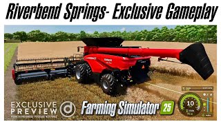 FS25 Riverbend Springs  Gameplay amp Equipment  Farming Simulator 25 [upl. by Bugbee]