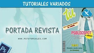 Crear portada de revista  Photoshop Tutorial Español [upl. by Luigi]