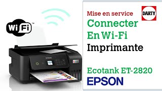 Connecter en wifi limprimante Epson Ecotank ET2820 [upl. by Emmalyn]