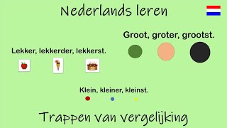 Nederlands leren Trappen van vergelijking Les 24 [upl. by Fidelio]