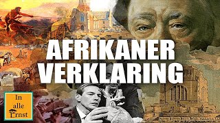 Die Afrikaner Verklaring  Werner Human [upl. by Aihsinat]