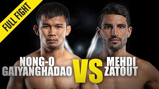 NongO Gaiyanghadao vs Mehdi Zatout  ONE Championship Full Fight  October 2018 [upl. by Santoro630]