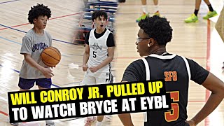 Bryce James amp The Squad vs Jalen Wilson amp Howard Pulley Will Conroy Jr Pulled Up EYBL Session 2 [upl. by Alderman562]