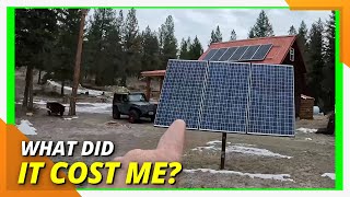 Simple DIY Solar Power System for Off Grid Cabins [upl. by Navarro781]