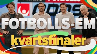 EMKvartsfinaler amp Frolle bjussar på nytt Quiz  Studio Oddset FotbollsEM [upl. by Janeva712]