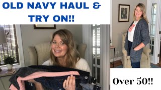 Old Navy Haul and Try On For Over 50 Fall 2021 [upl. by Ezmeralda]