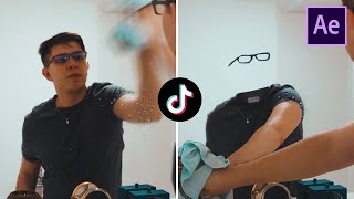 WIPE YOUR HEAD AWAY  TikTok emilesam  After Effects Tutorial [upl. by Aerdnahc]