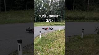 part of the game downhill drifts are sketchy supermoto crash ktm 500 exc drift [upl. by Crowns]