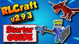 RLCraft Starter Guide 😎 Early Game Walkthrough Beginners Tips [upl. by Notna242]