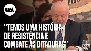 Lula exalta o histórico da América do Sul contra ditaduras Uma história de resistência e luta [upl. by Anaidni]