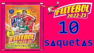 10 saquetas FUTEBOL 202223 Liga Portuguesa Cromos Panini [upl. by Anairol]